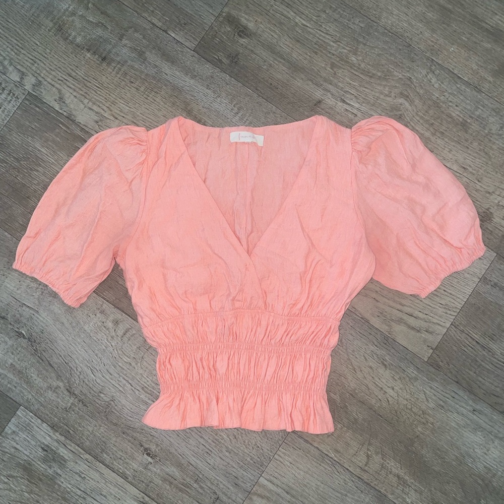 Boutique coral blouse